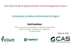 Computation-in-Memory Architectures for Edge AI