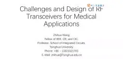 Challenges and Design of RF Transceivers for Medical Applications