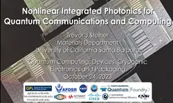 Nonlinear Integrated Photonics for Quantum Communications and Computing