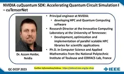 NVIDIA cuQuantum SDK: Accelerating Quantum Circuit Simulation I-cuTensorNet