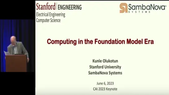 Keynote -  Computing in the Foundation Model Era