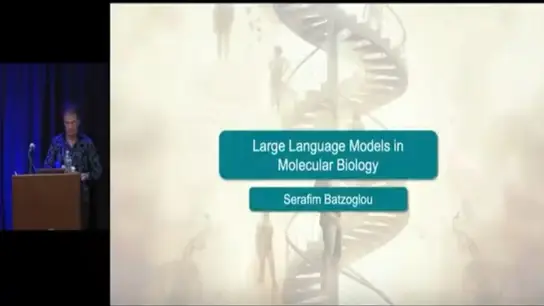 Keynote -  Large Language Models in Molecular Biology