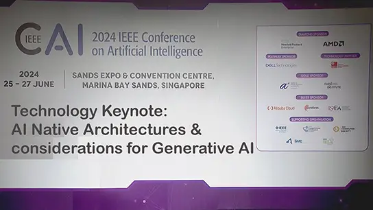 Technology Keynote: AI Native Architectures and considerations for Generative AI