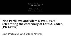 Irina Perfilieva and Vilem Novak, 1978 - Celebrating the centenary of Lotfi A. Zadeh (1921-2017)