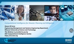 Computation Intelligence for Disaster Planning and Mitigation