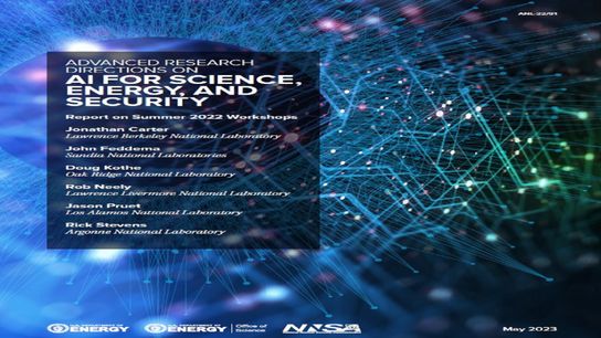 Advanced Research Directions on AI for Science, Energy, and Security