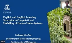 Plenary: Explicit and Implicit Learning Strategies in Computational Modelling of Human Motor Systems