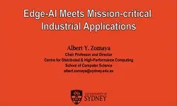 Plenary: Edge-AI Meets Mission-critical Industrial Applications