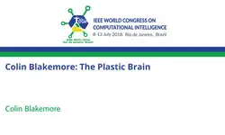 Colin Blakemore: The Plastic Brain