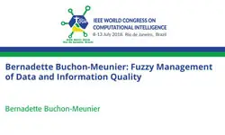 Bernadette Buchon-Meunier: Fuzzy Management of Data and Information Quality