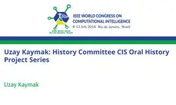 Uzay Kaymak: History Committee CIS Oral History Project Series
