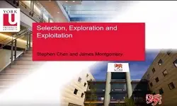 Tutorial: Selection, Exploration and Exploitation