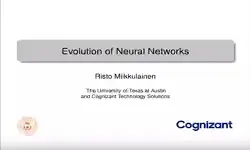 Tutorial: Evolution of Neural Networks