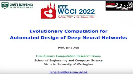 Plenary -Evolutionary Computation for Automated Design of Deep Neural Networks