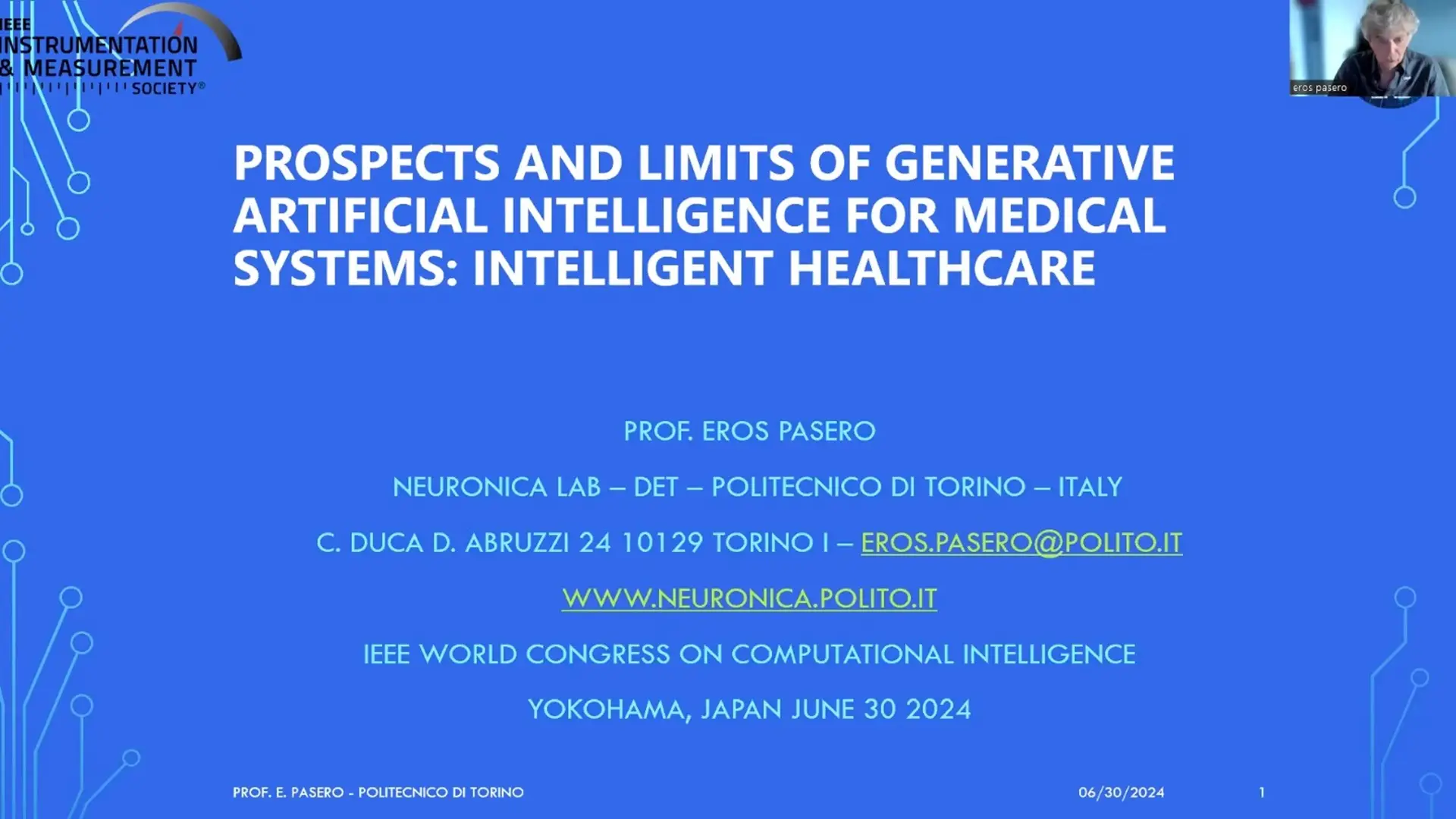 Prospects and Limits for Generative Artificial Intelligence for Medical Systems: Intelligent Healthcare Video