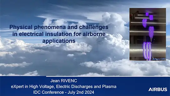 Physical Phenomena and Challenges in Electrical Insulation for Airborne Applications (video)