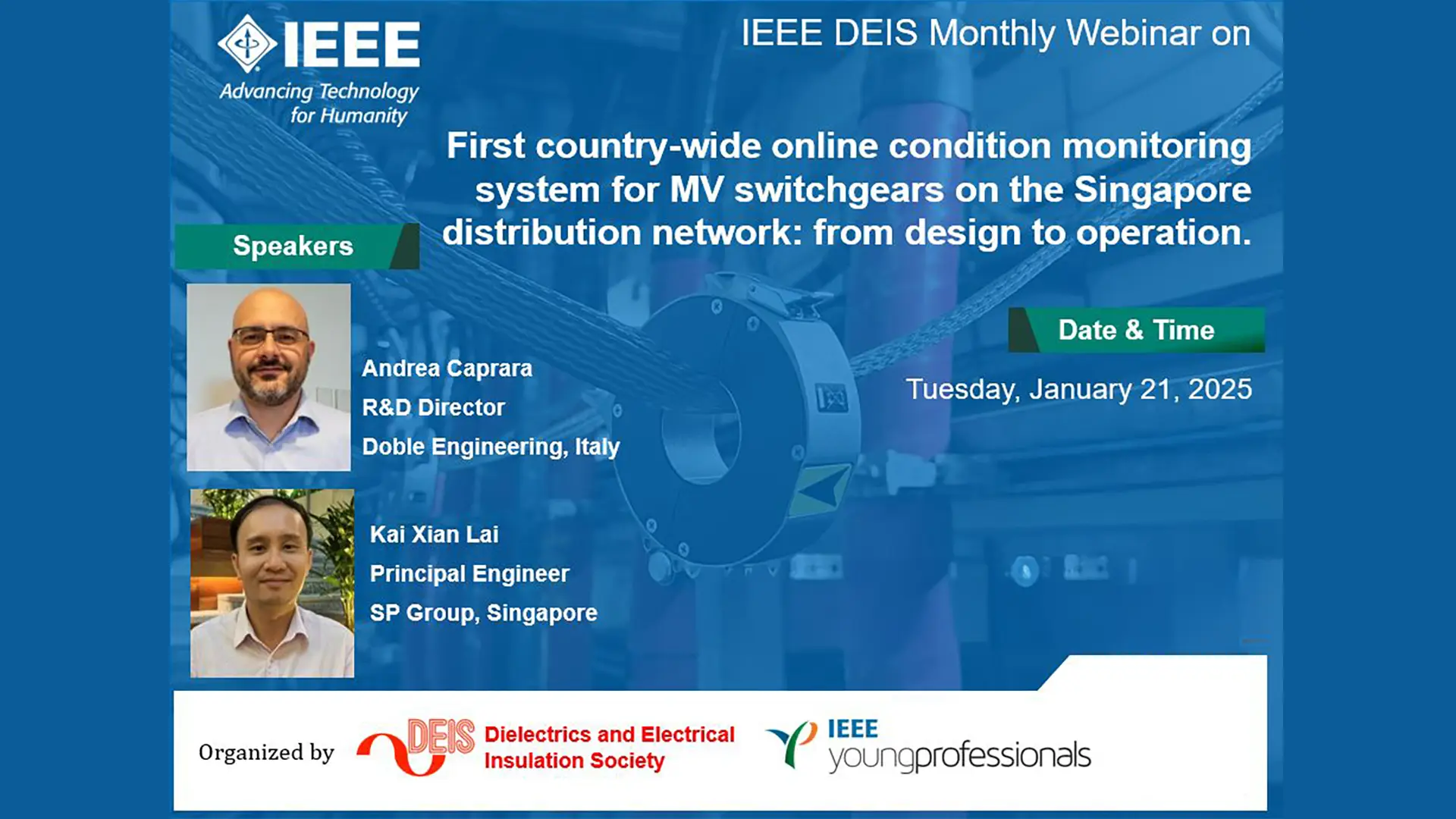 First country-wide online condition monitoring system for MV switchgears on the Singapore distribution network (video)