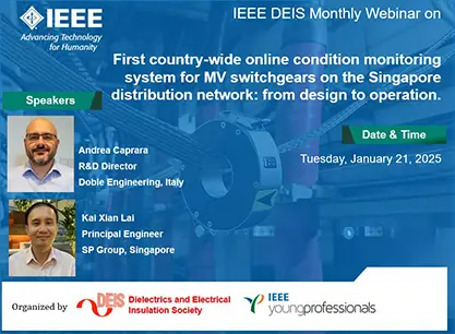 First country-wide online condition monitoring system for MV switchgears on the Singapore distribution network (video)