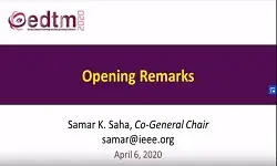 EDS EDTM 2020 - Opening Remarks