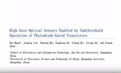 High Gain Optical Sensors Enabled by Subthreshold Operation of Photodiode-Gated Transistors