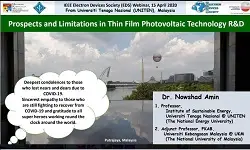 Prospects and Limitations in Thin Film Photovoltaic Technology R&D