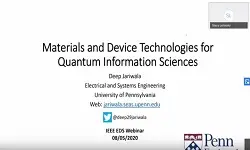 Materials and Device Technologies for Quantum Information Sciences