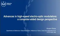 Advances in High-Speed Electro-Optic Modulators: A Computer-Aided Design Perspective