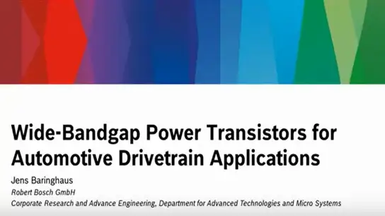Wide-Bandgap Power Transistors for Automotive Drivetrain Applications
