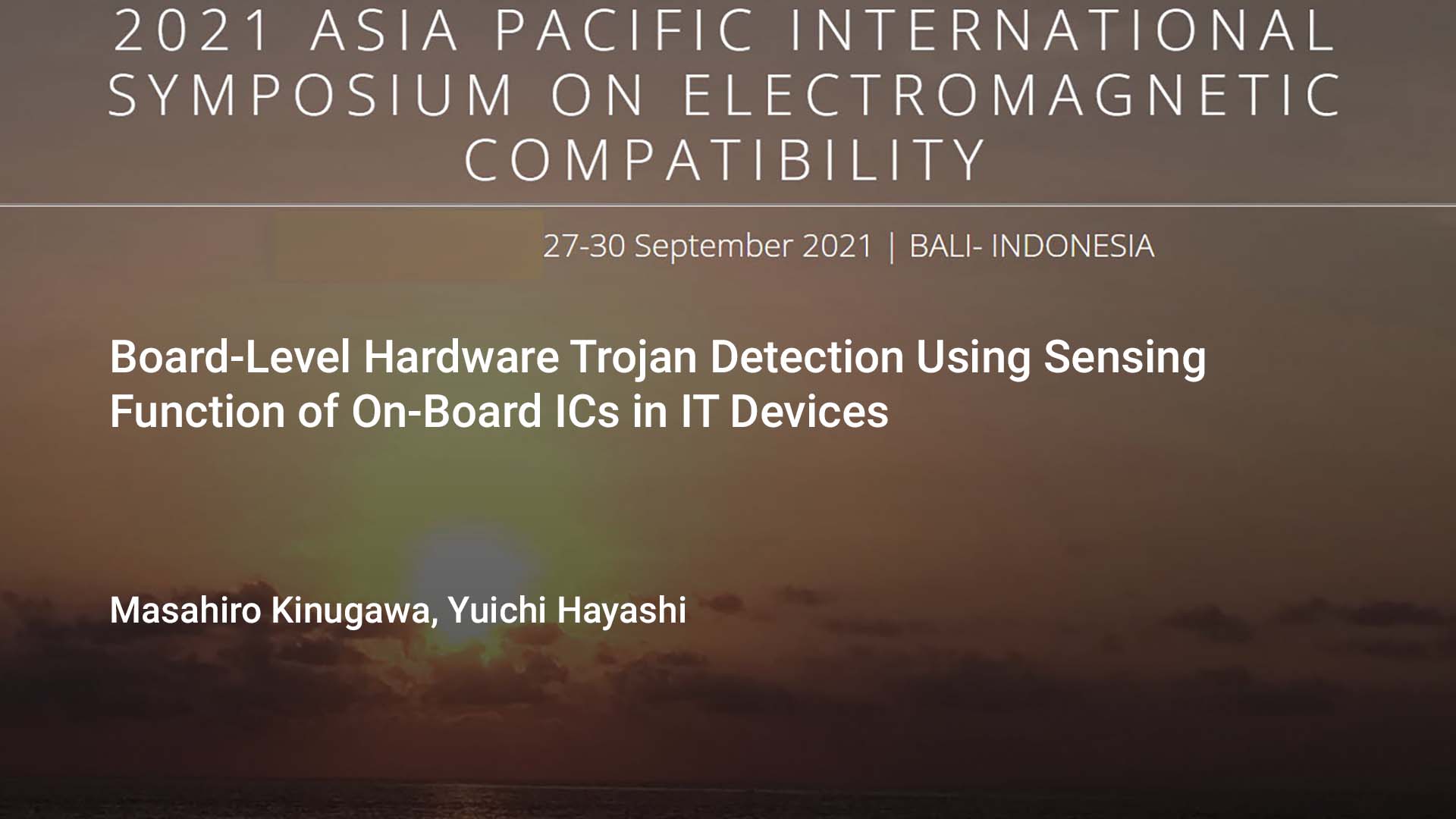 Board-Level Hardware Trojan Detection Using Sensing Function of On-Board ICs in IT Devices