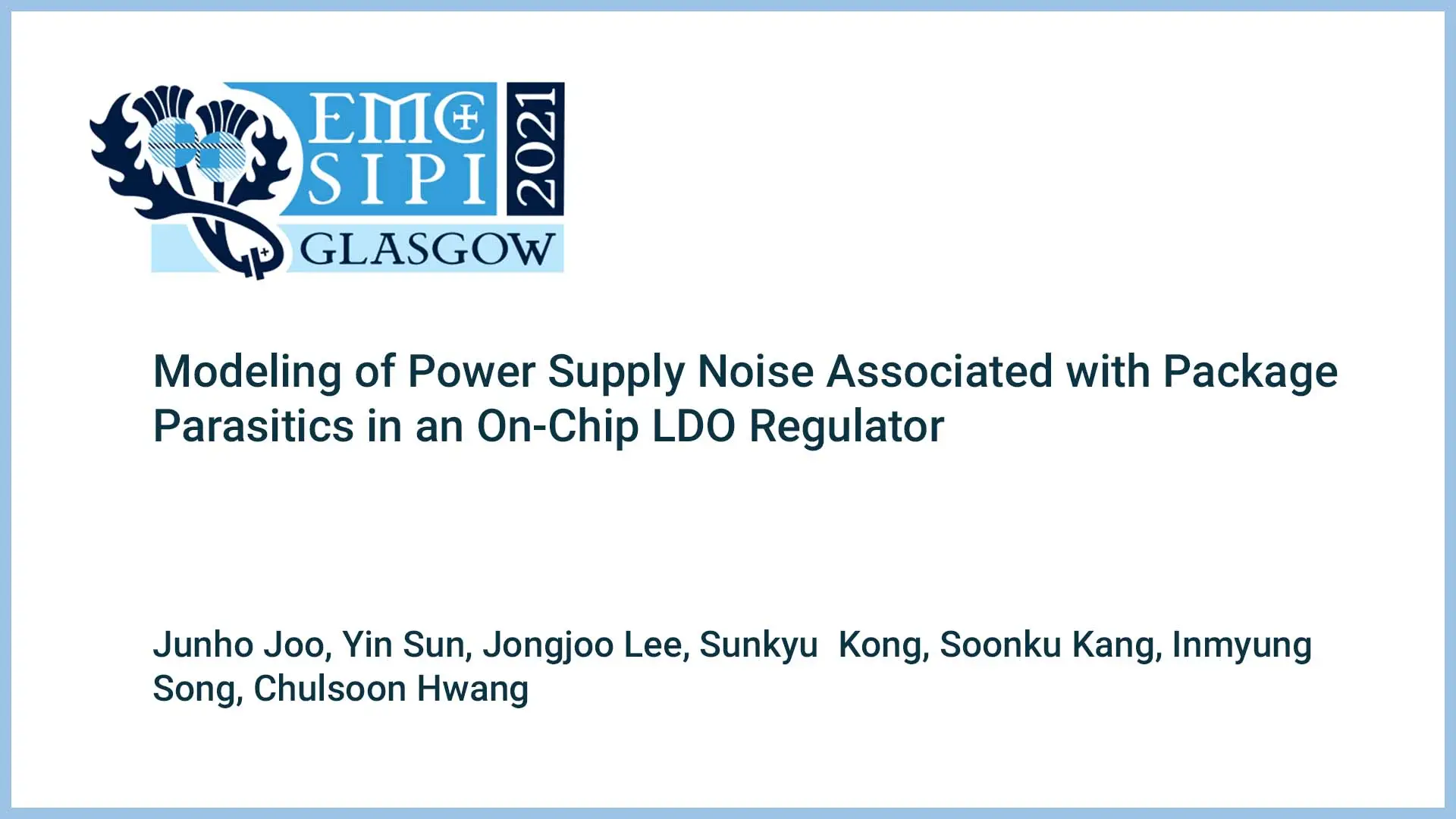 Modeling of Power Supply Noise Associated with Package Parasitics in an On-Chip LDO Regulator