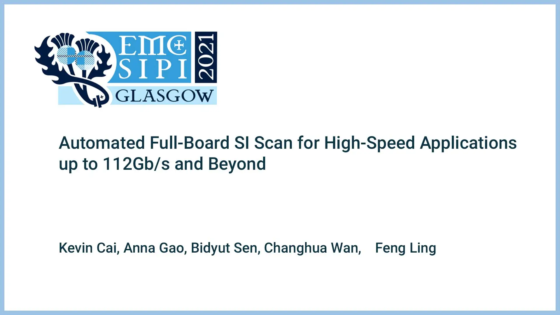 Automated Full-Board SI Scan for High-Speed Applications up to 112Gb/s and Beyond