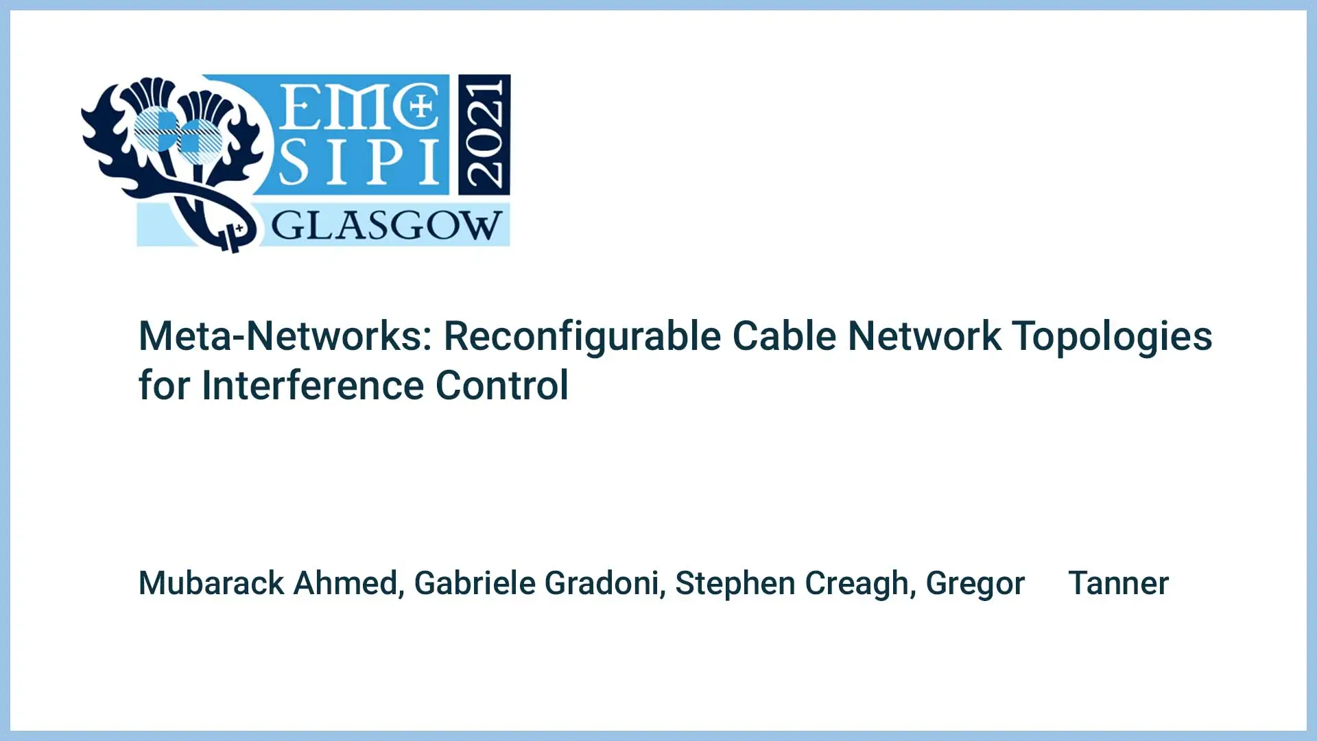 Meta-Networks: Reconfigurable Cable Network Topologies for Interference Control