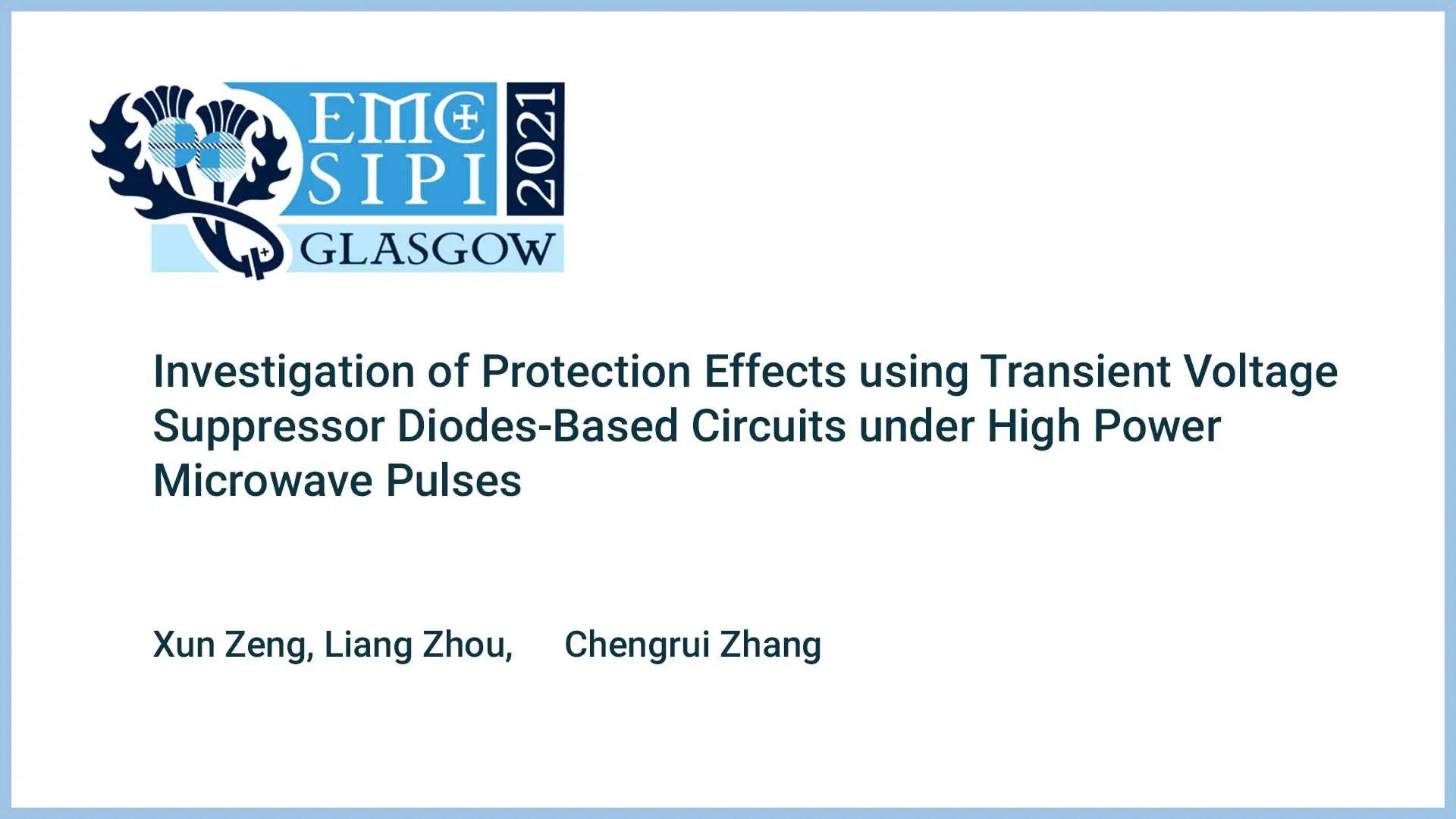 Investigation of Protection Effects using Transient Voltage Suppressor Diodes-Based Circuits under High Power Microwave Pulses