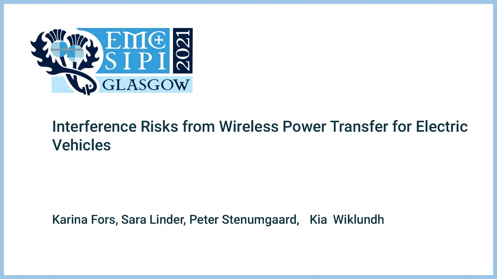 Interference Risks from Wireless Power Transfer for Electric Vehicles