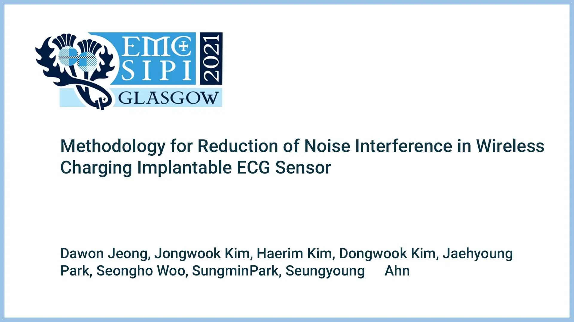 Methodology for Reduction of Noise Interference in Wireless Charging Implantable ECG Sensor