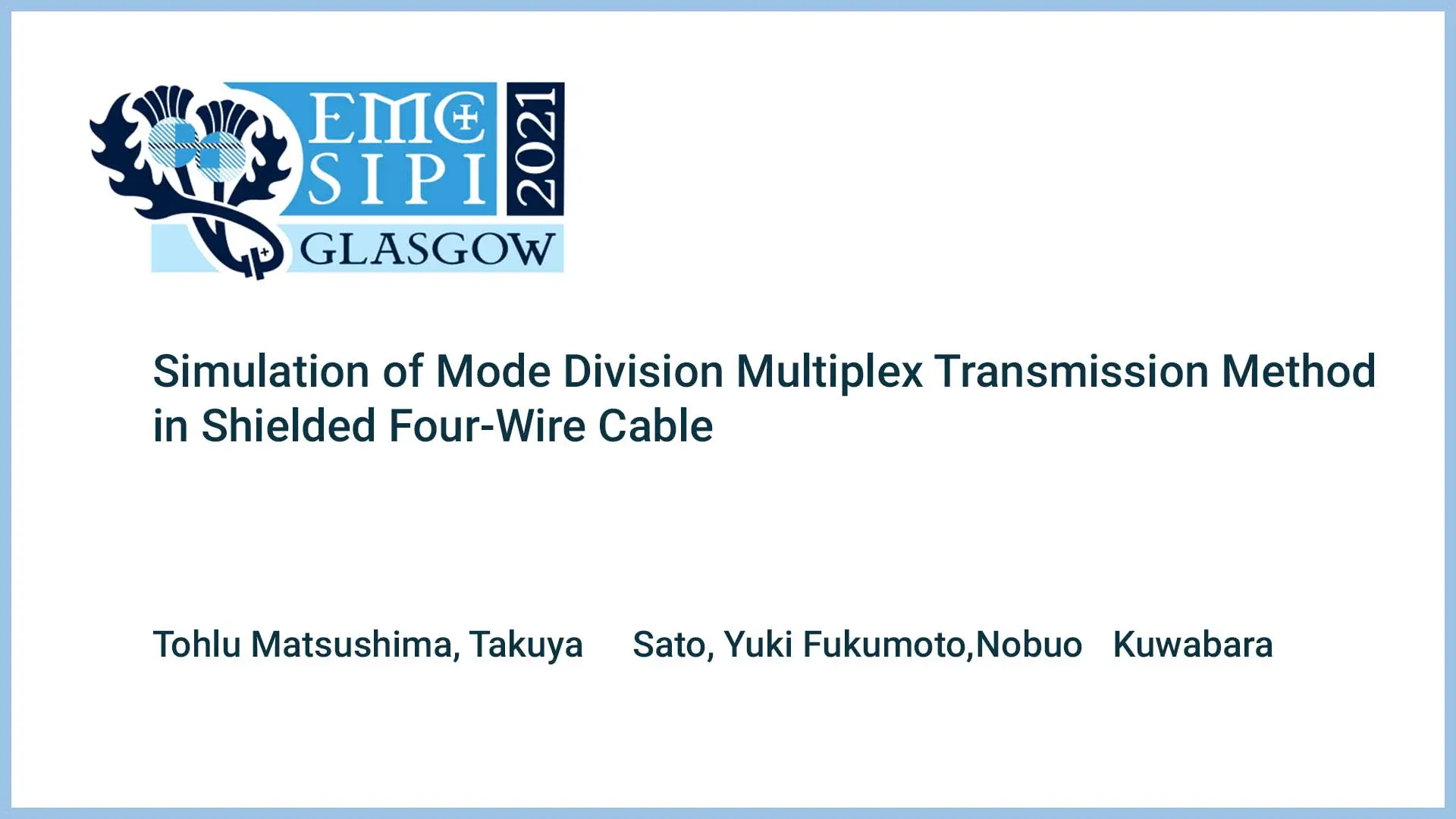 Simulation of Mode Division Multiplex Transmission Method in Shielded Four-Wire Cable