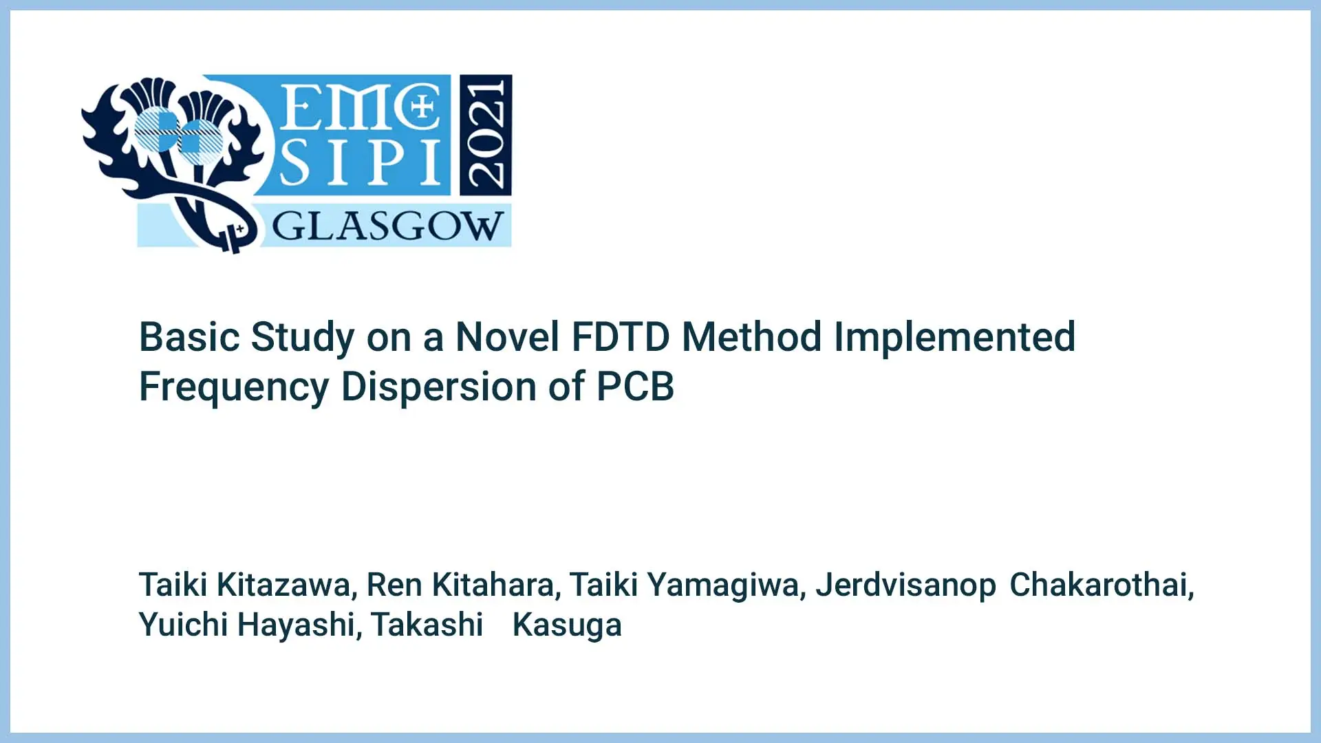 Basic Study on a Novel FDTD Method Implemented Frequency Dispersion of PCB