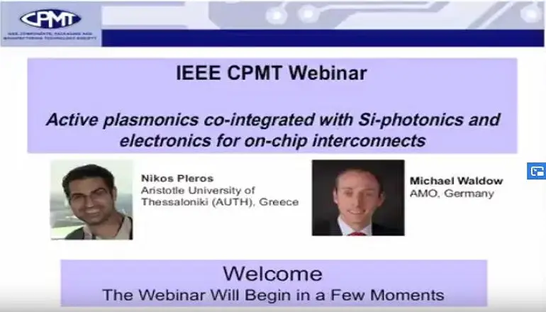 Active Plasmonics Co-Integrated With Si-Photonics and Electronics for On Chip Interconnects 