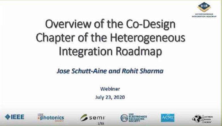 Heterogeneous Integration Roadmap (HIR) Chapter 13 Co Design