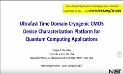 Ultrafast Time Domain Cryogenic CMOS Device Characterization Platform for Quantum Computing Applications