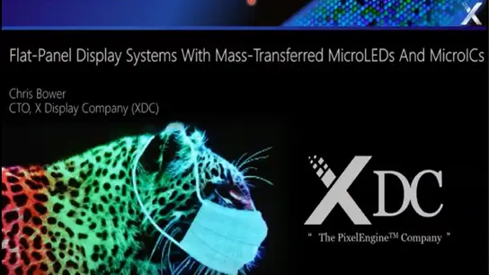 Flat-Panel Display Systems With Mass-Transferred MicroLEDs And MicroICs