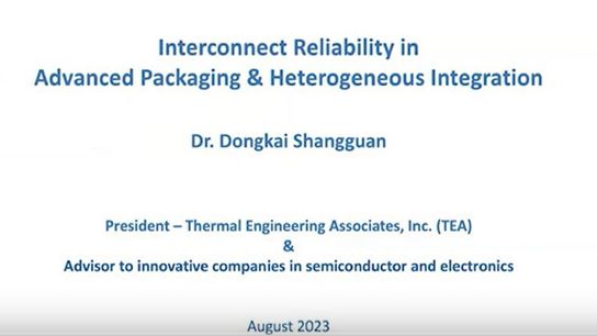 Interconnect Reliability in Advanced Packaging and Heterogeneous Integration