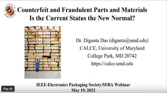 Counterfeit And Fraudulent Parts And Materials: Is the Current Status the New Normal?