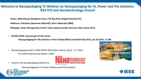 Nanopackaging for AI , Power and THz Solutions