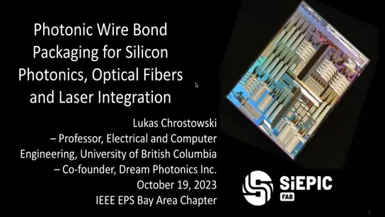 Photonic Wire Bond Packaging for Silicon Photonic Optical Fibres and Laser Integration