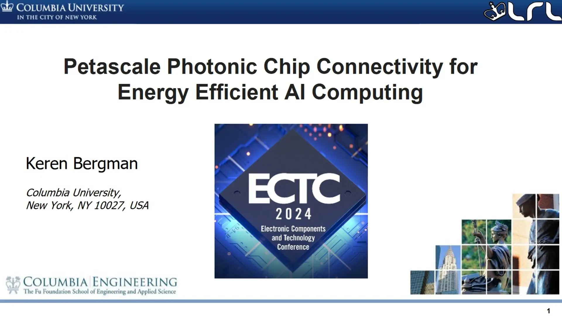 PetascalePhotonic Chip Connectivity for Energy Efficient AI Computing Slides