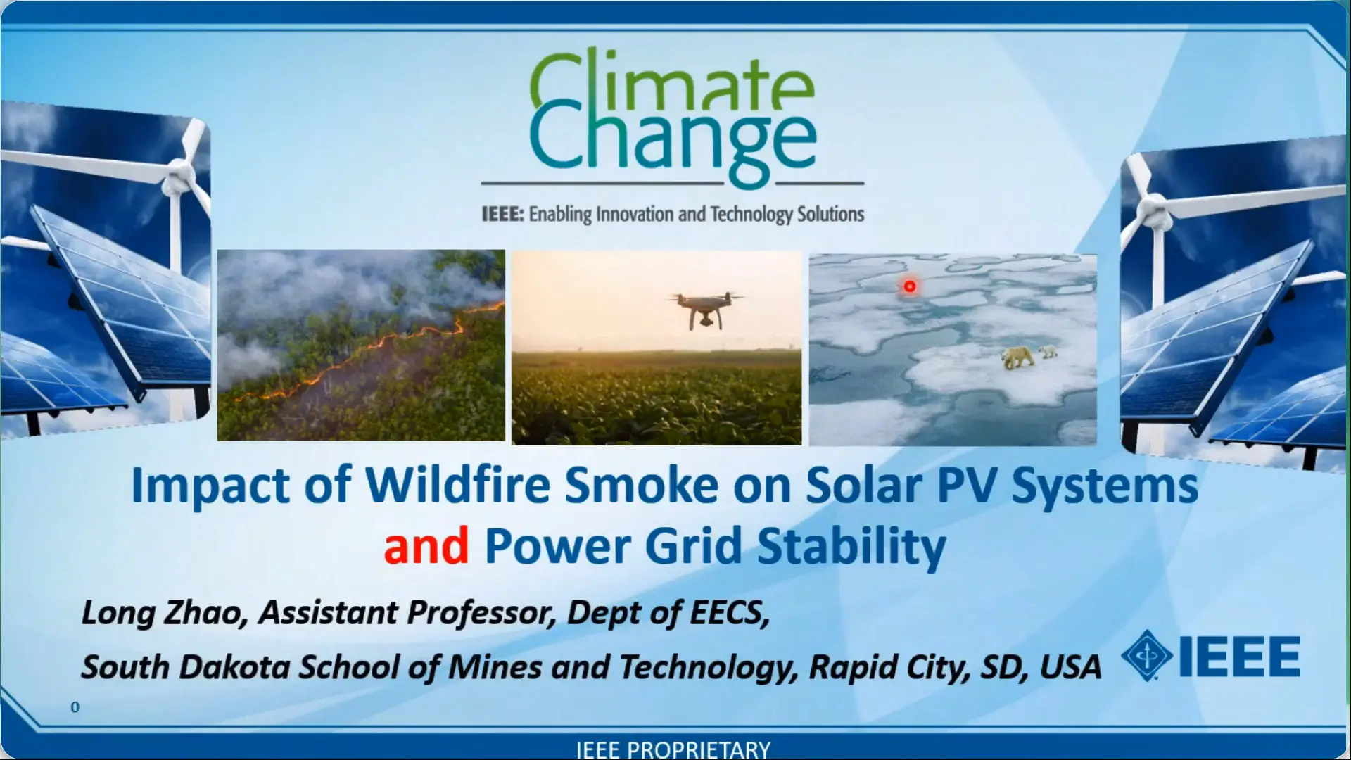 IEEE OFCCT 2023: Keynote 2.0: Wildfire Smoke Impact on Solar PV Systems and Power Grid Stability: Insights from Recent Research