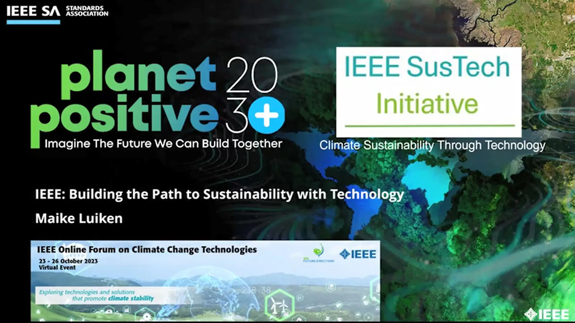 IEEE OFCCT 2023: Keynote 4.3: Building a Technology Path to Sustainability