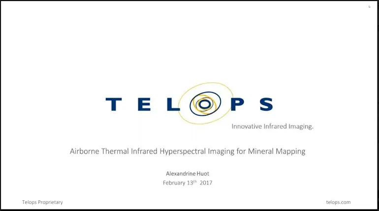 Airborne Thermal Infrared Hyperspectral Imaging for Mineral Mapping