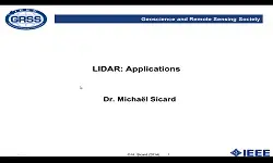 LIDAR: Applications